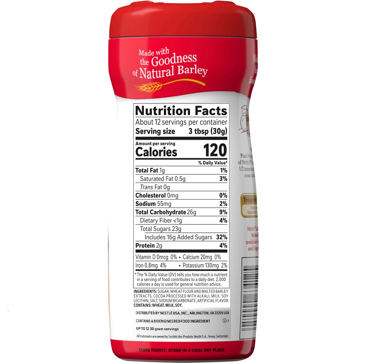 Carnation Malted Milk, Chocolate, 13-Ounce Jars