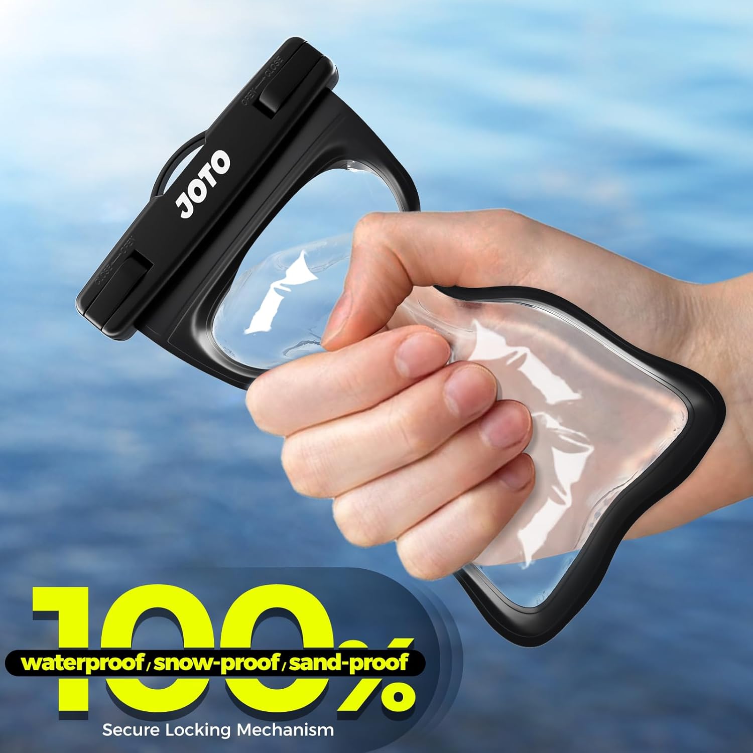 JOTO Universal Waterproof Phone Case – IPX8 Dry Bag Pouch for Smartphones