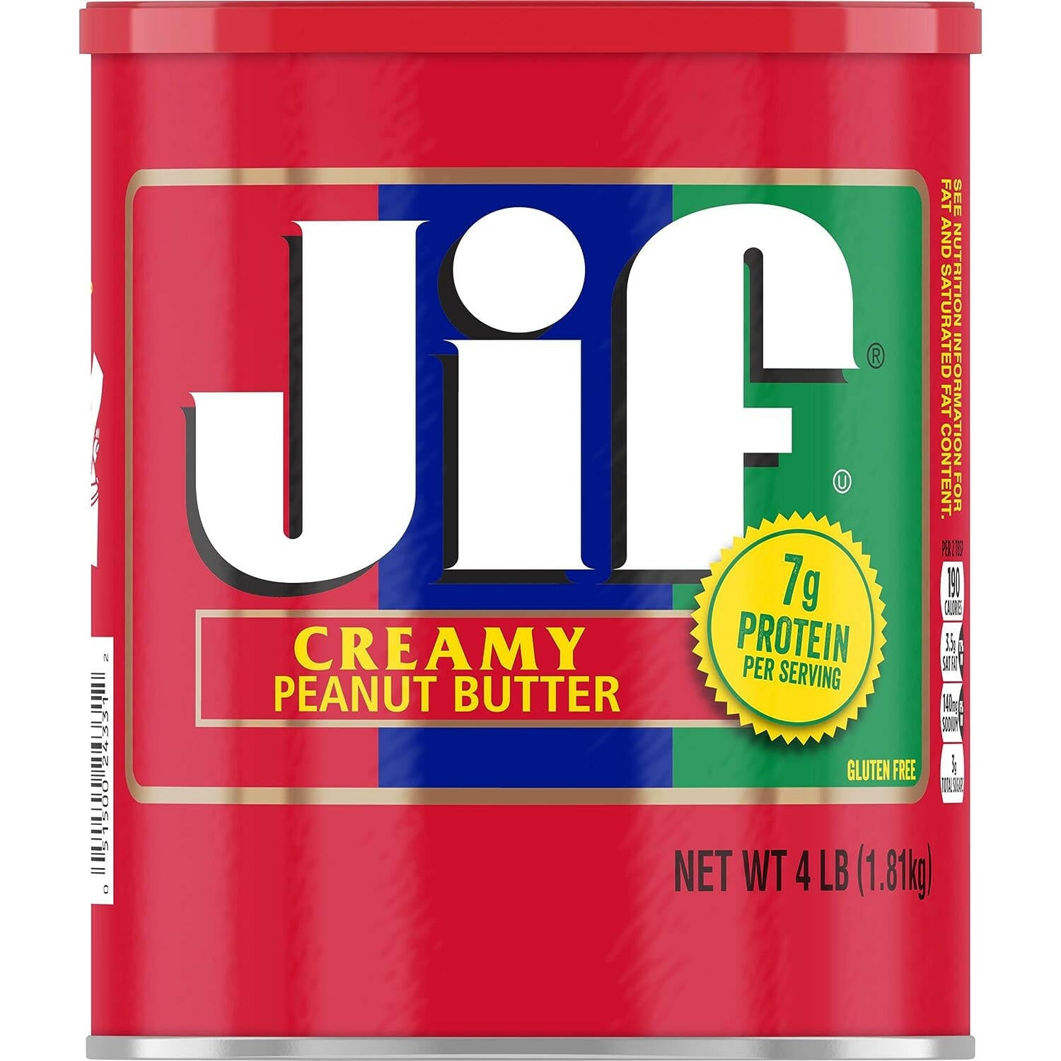 Jif Creamy peanut butter, 60 oz