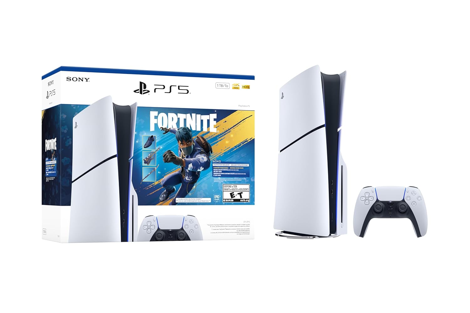 PlayStation 5 Console slim disc - Fortnite Flowering Chaos Bundle