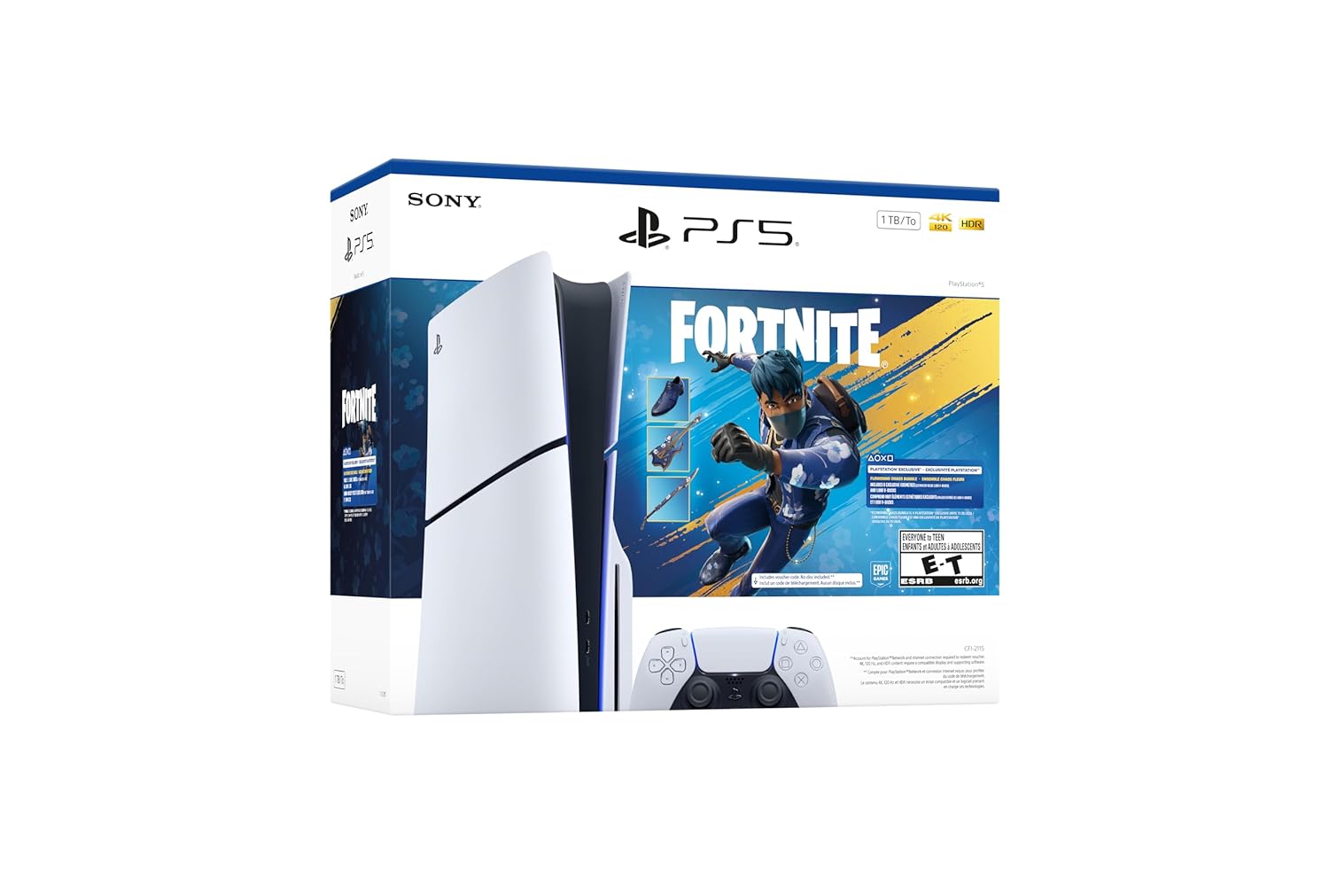 PlayStation 5 Console slim disc - Fortnite Flowering Chaos Bundle