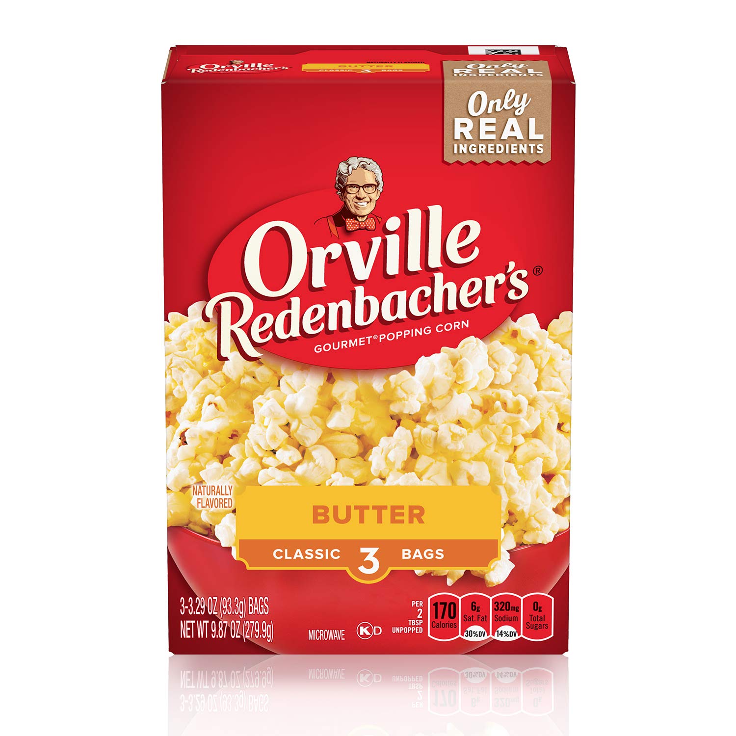 Orville Redenbacher Butter Popcorn  3.29 oz 3 Bags