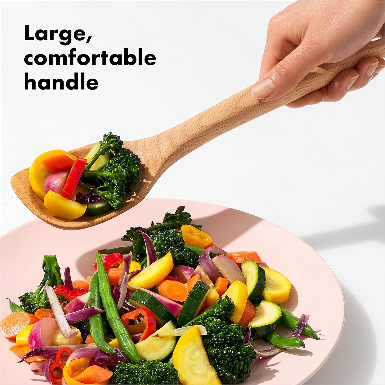 OXO Good Grips Wooden Corner Spoon & Scraper