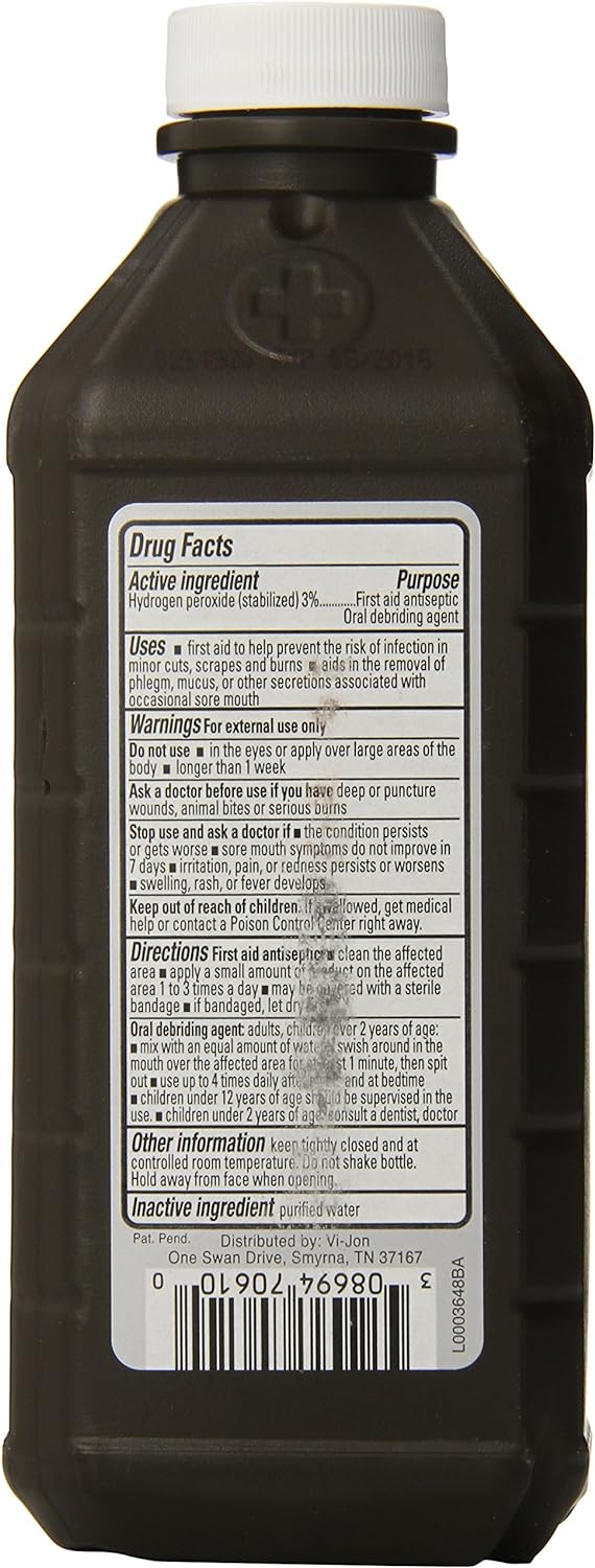 Hydrogen Peroxide Antiseptic Solution 16oz