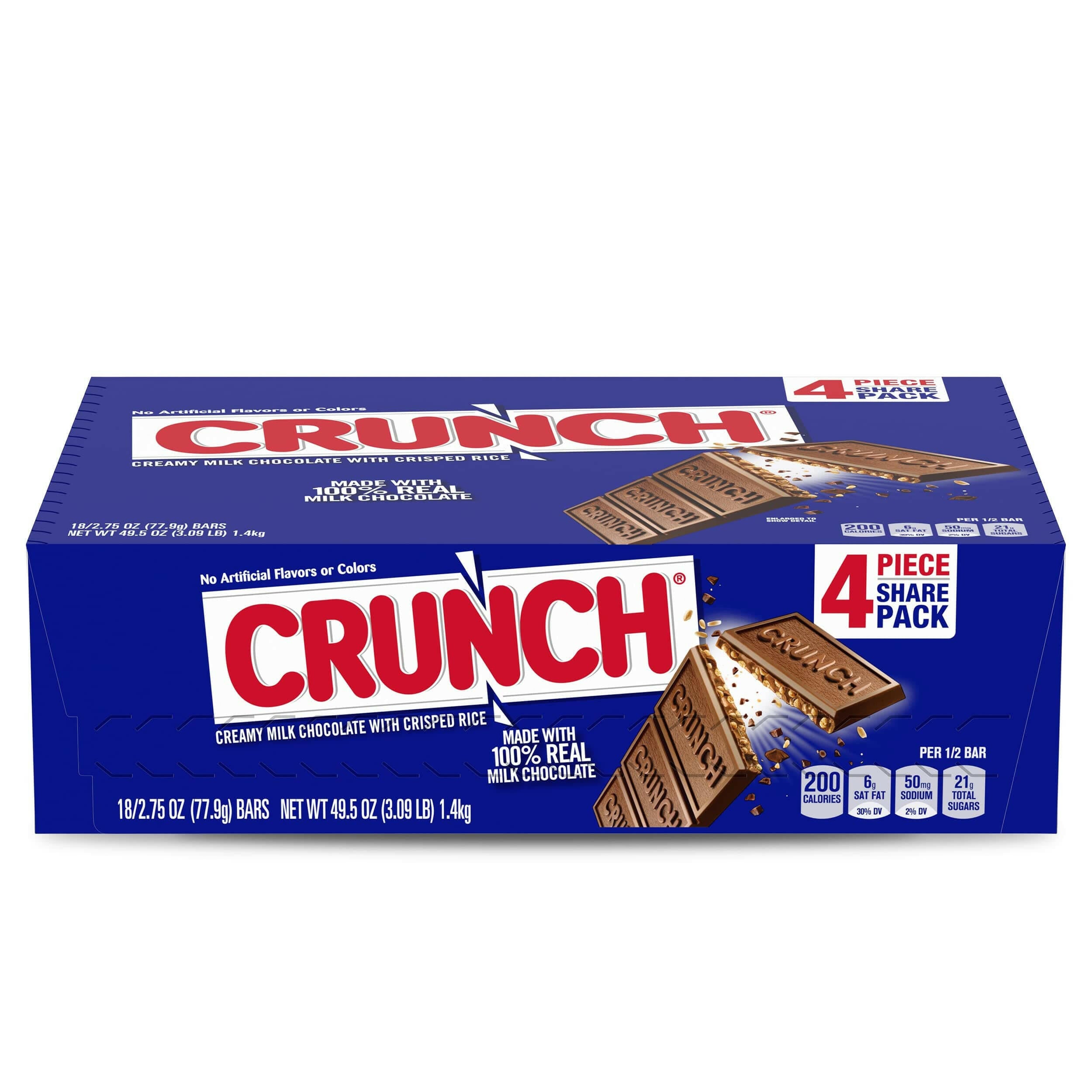 Crunch Candy Pieces made of milk chocolate 18/2.75 OZ.