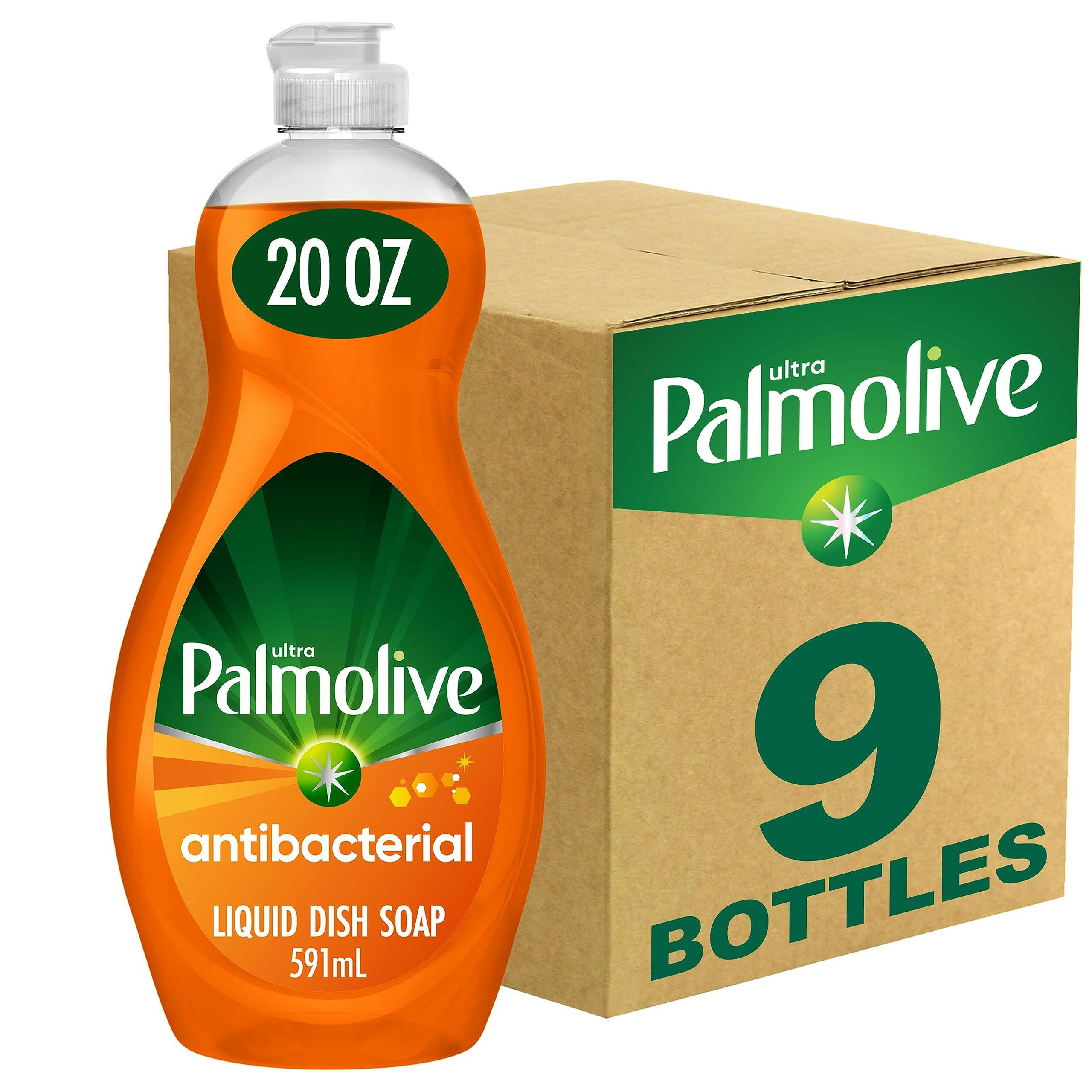 Palmolive Ultra Liquid Dish Soap, Antibacterial, 20 Fl Oz