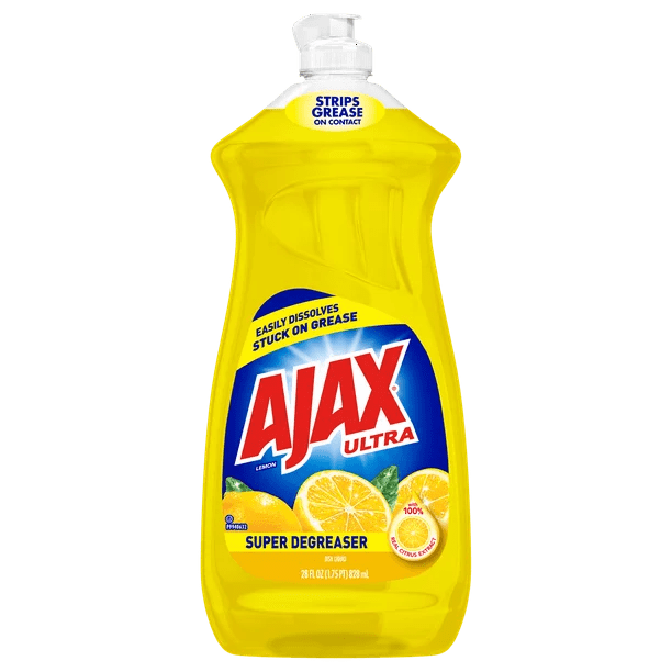 Ajax Liquid Dish Soap, Lemon, 28 oz.