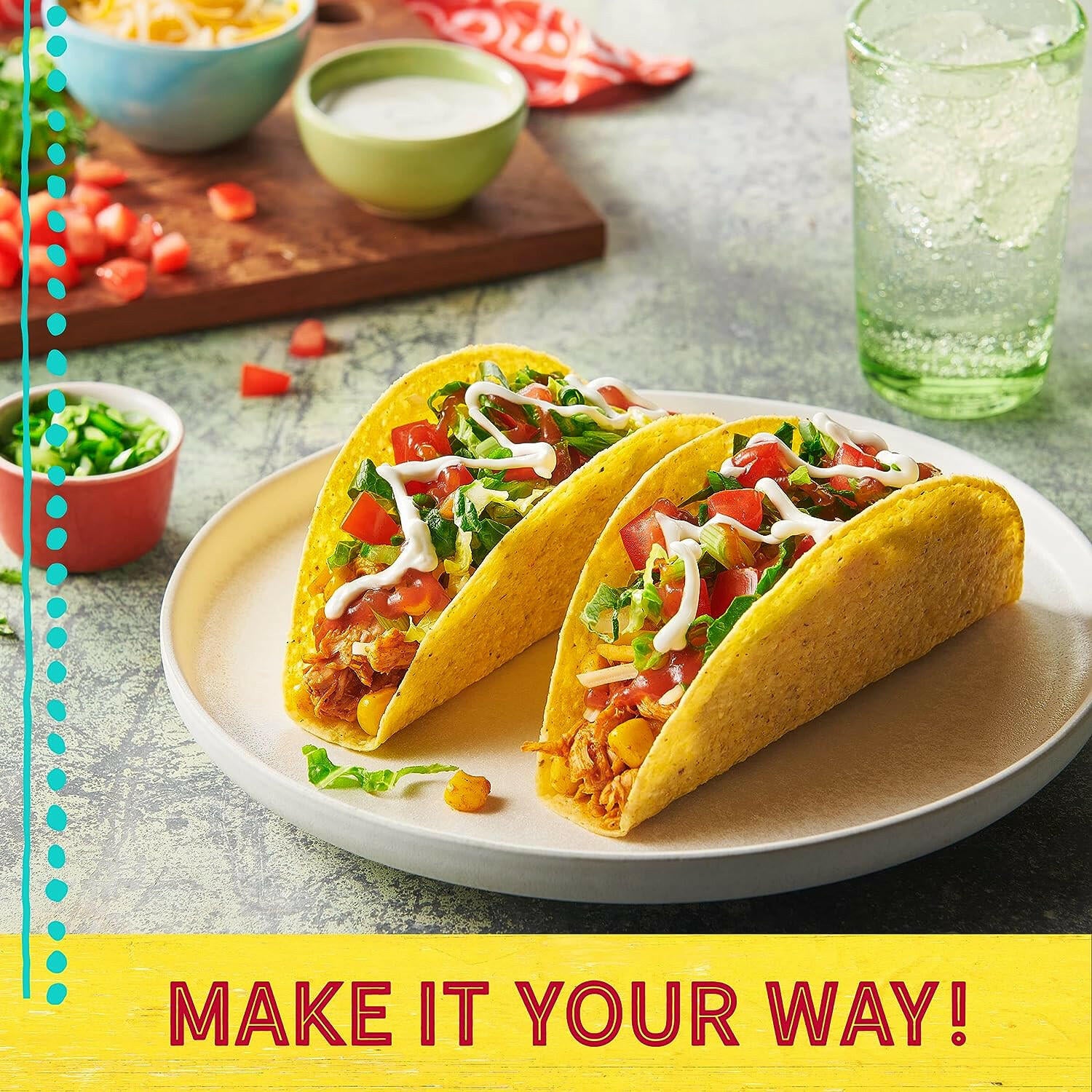 Old El Paso Stand 'N Stuff Taco Shells, Gluten Free, 10-count