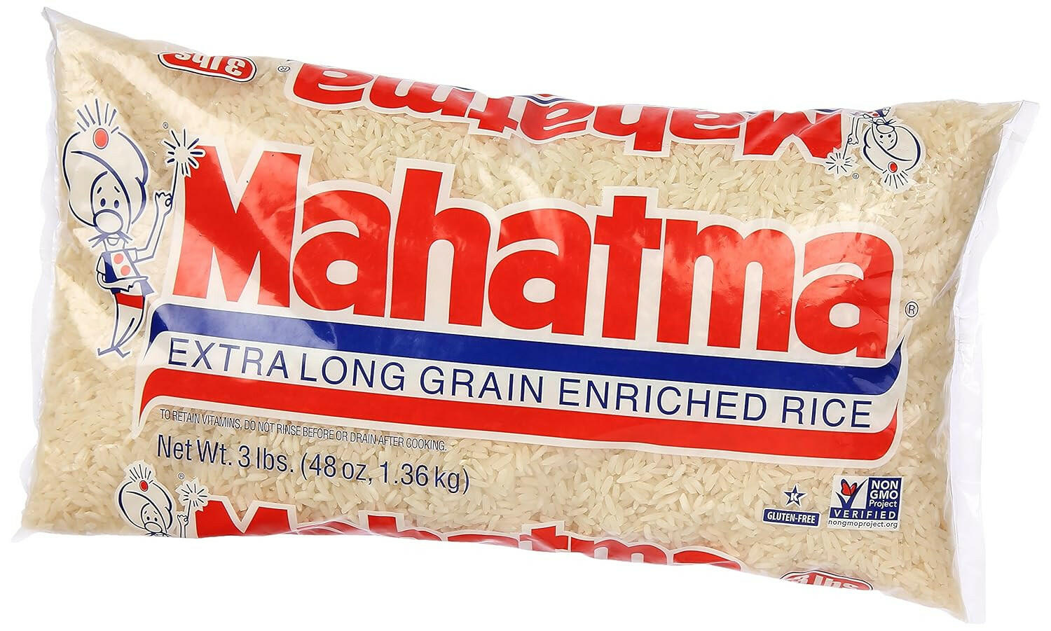 Mahatma Extra Long Grain Enriched Rice 48 oz