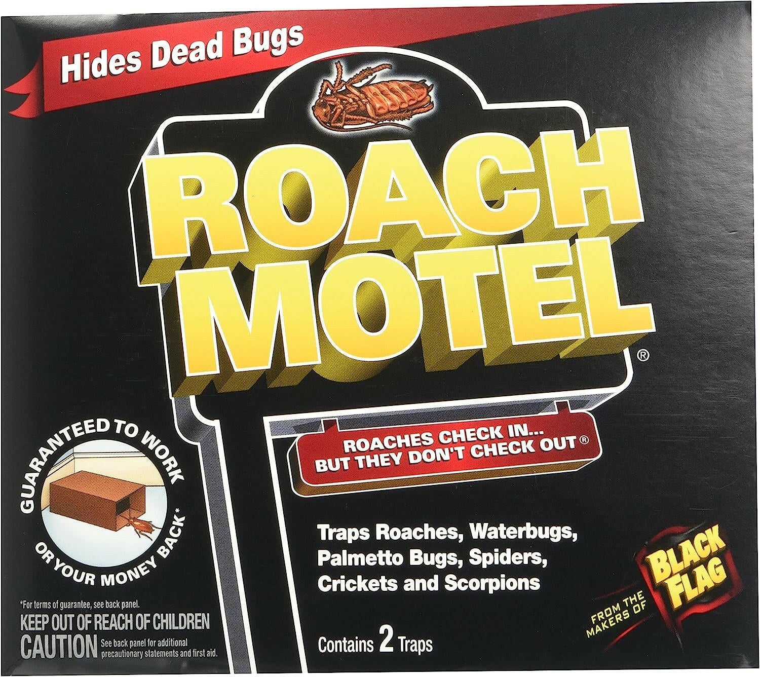 Black Flag Roach Motel Insect Trap 2 CT