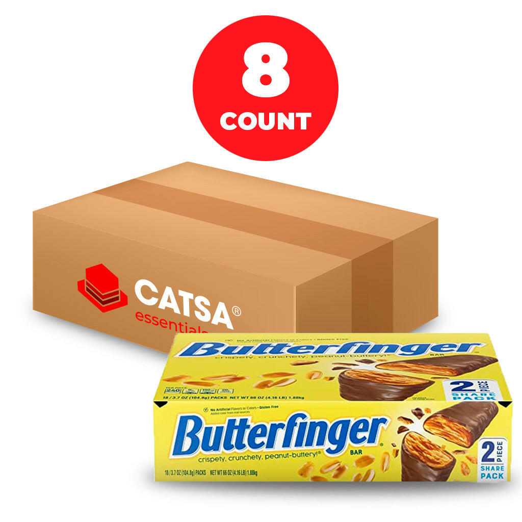 Butterfinger Share Pack Candy Bar 3.7 oz., 18 ct Box