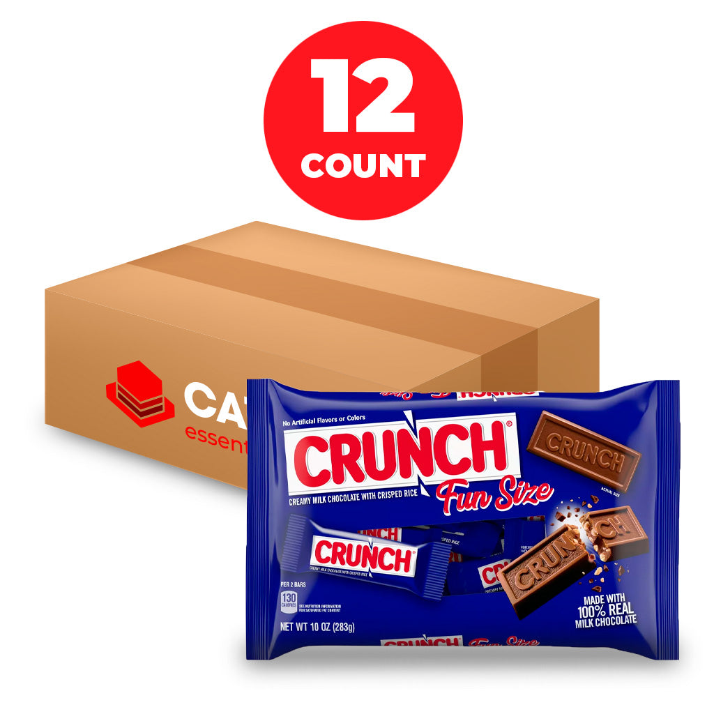 Crunch Fun Size Chocolate Bar - 10oz Bag