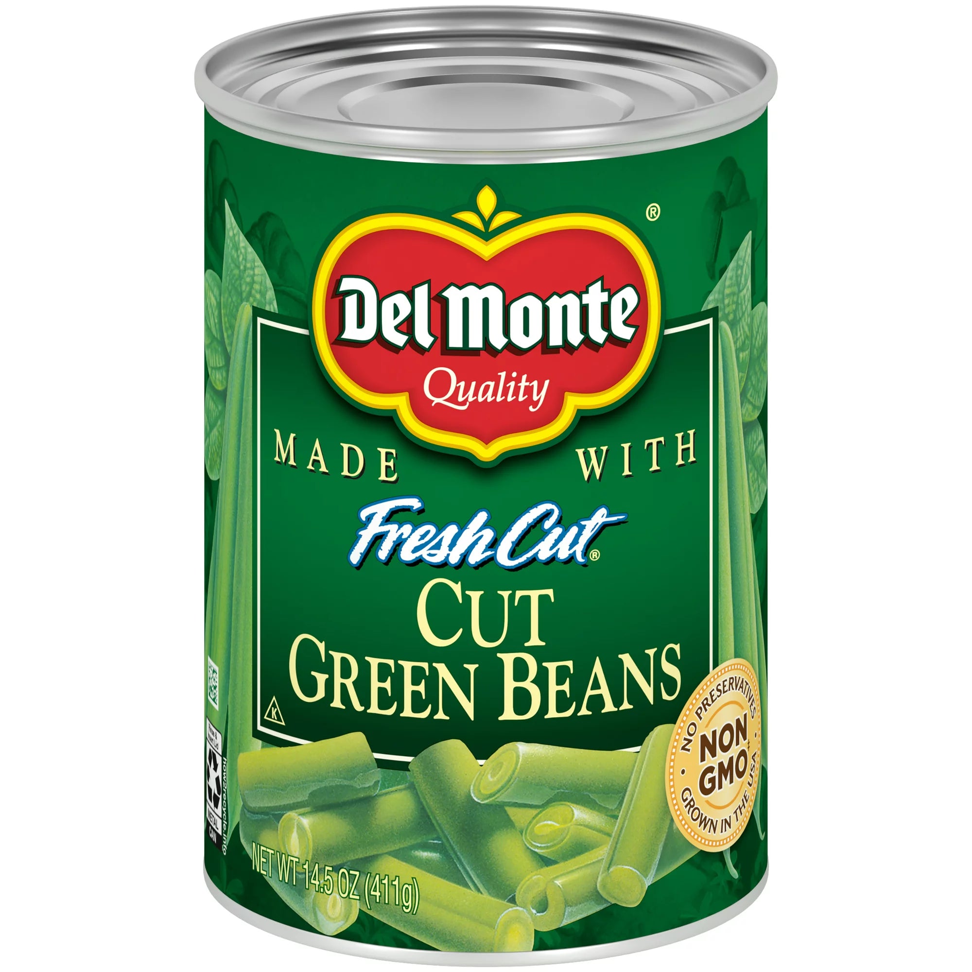 Del Monte Cut Green Beans Canned Vegetables, 14.5 oz