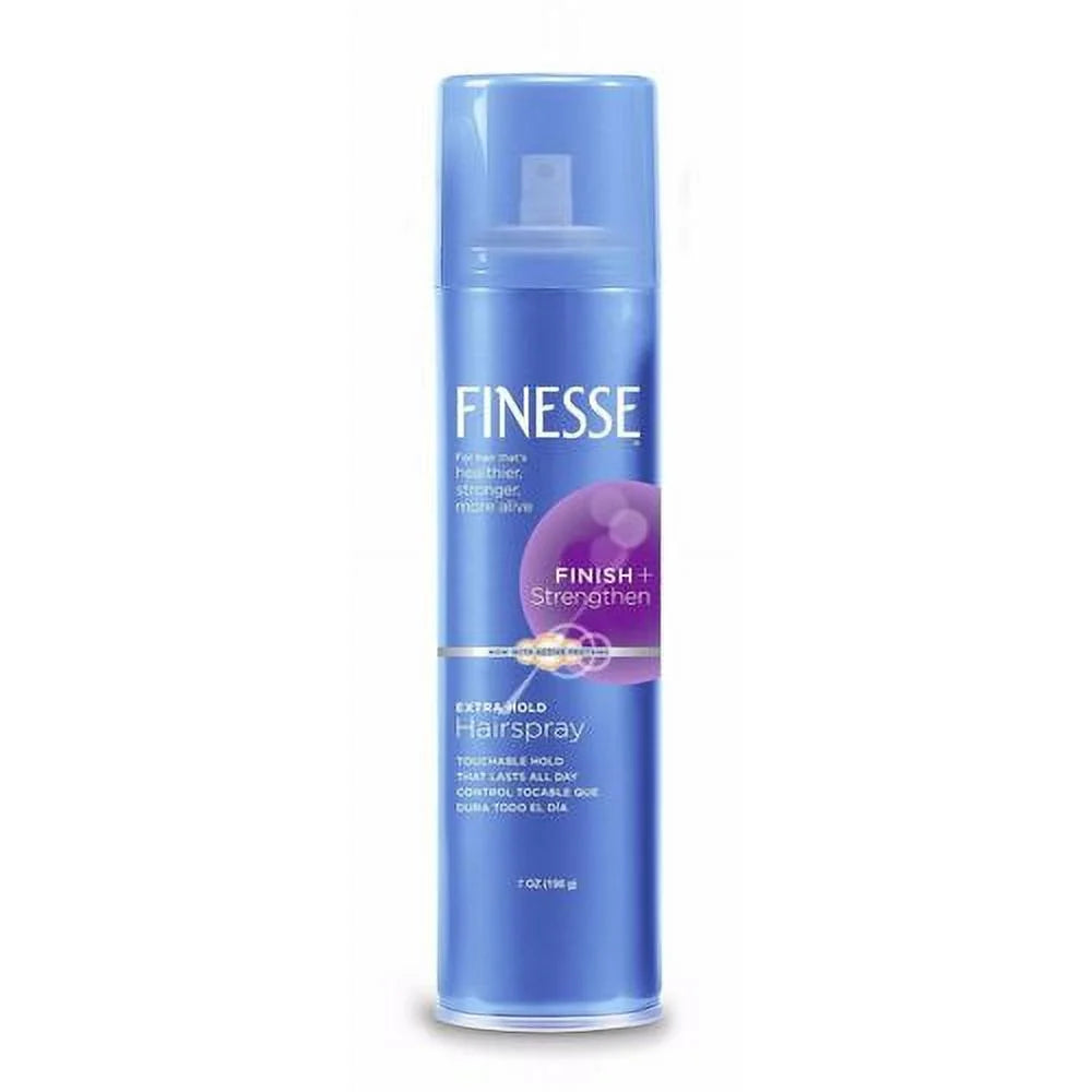 Finesse Self Adjusting Extra Hold Unscented Hair Spray Unisex, 7oz