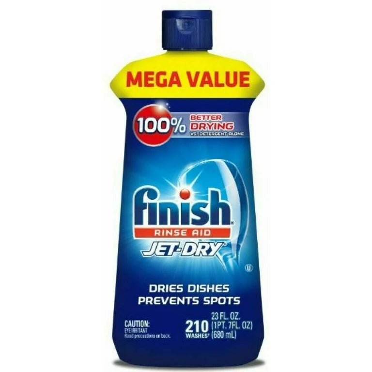 Finish Jet-Dry Dishwasher Rinse Agent & Drying Agent, 16 fl oz Bottle