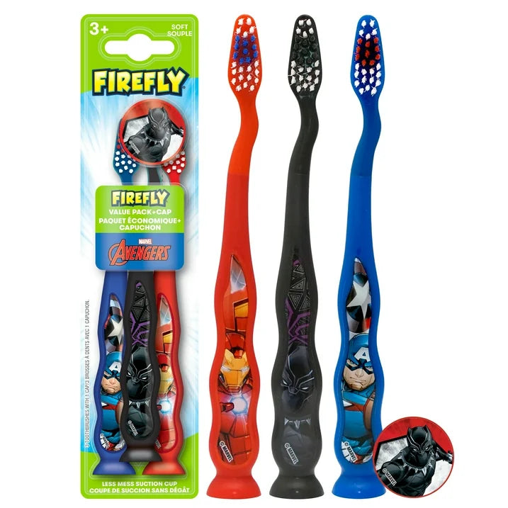 Firefly Avengers Marvel Toothbrush 3 pack