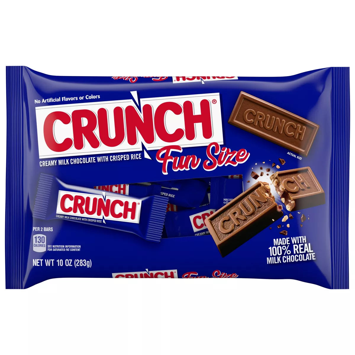 Crunch Fun Size Chocolate Bar - 10oz Bag
