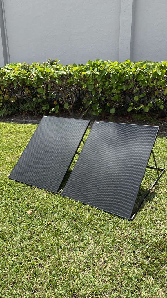 Lithox SP300 Balcony System Include All Items: (PV, Mounting, Microinverter, Cable, Plugs)