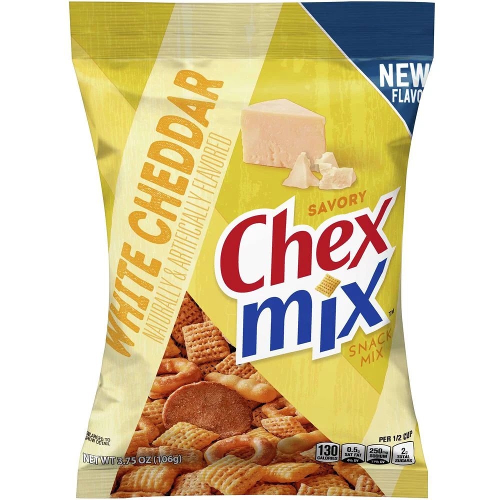 Chex Mix White Cheddar Snack Mix, 3.75 oz