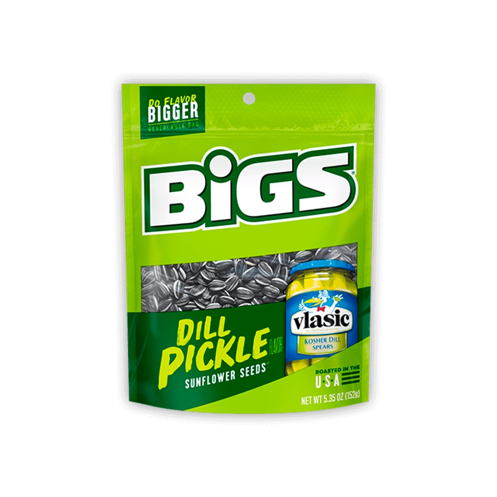 Bigs Vlasic Dill Pickle Sunflower Seeds, 5.35 oz