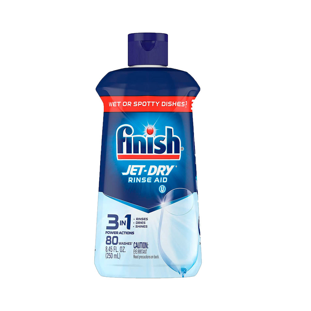 Finish Jet Dry Dishwasher Rinse Aid, 8.45 Oz