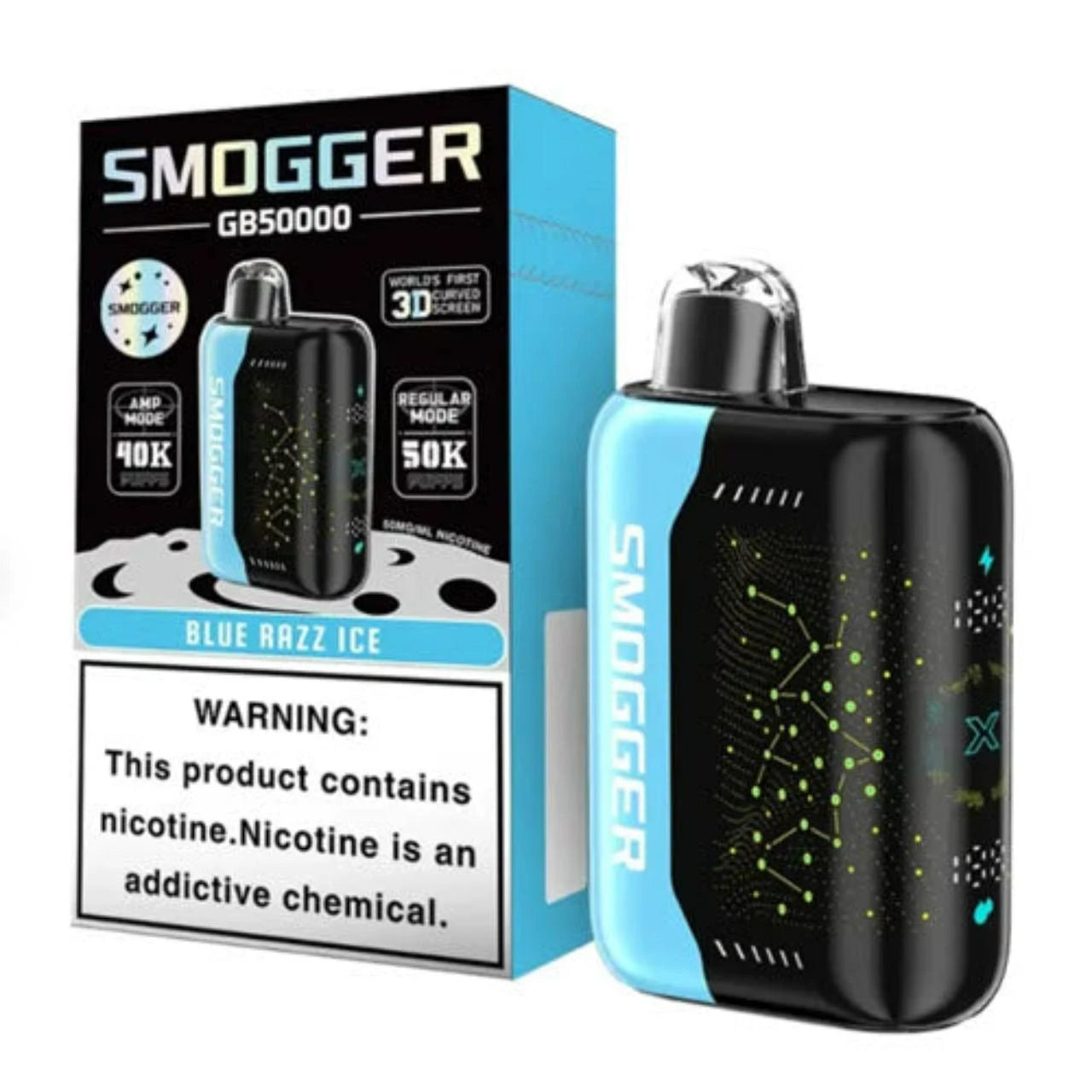 Smogger GB50000 Disposable Vape – 50,000 Puffs Rechargeable Device Multiple Flavors
