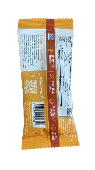 Earthside Farms Dry Roasted Peanuts – No Artificial Flavors, Colors, or Preservatives 1.5 oz