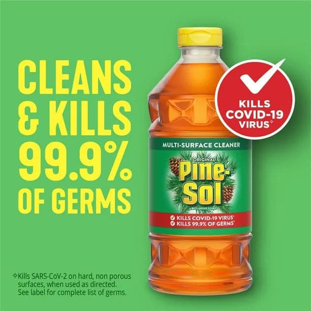 Pine-Sol Multi-Surface Cleaner, Original, 24 oz Bottle.