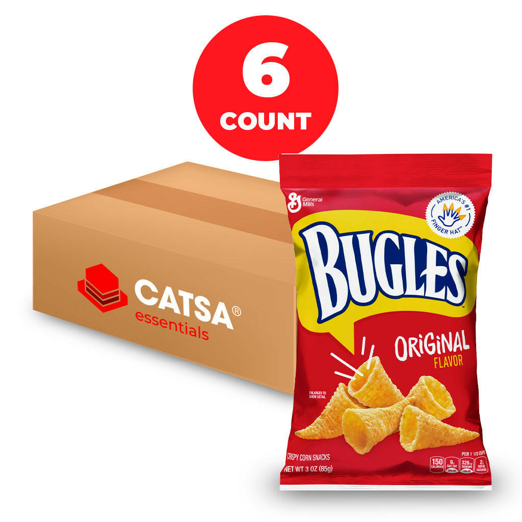 Bugles Original Flavor, Snack Bag, 3 oz