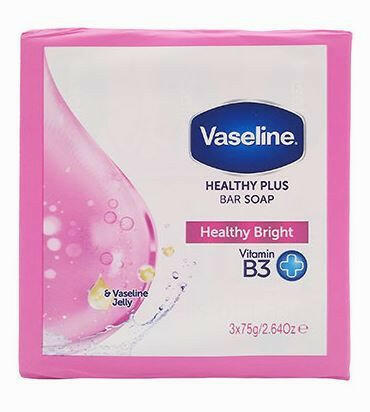 Vaseline Healthy Bright Bar of Soap with Vitamin B3 - Pack of 3