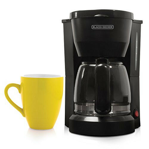 Black & Decker 5-Cup Coffee Maker, DCM600B.