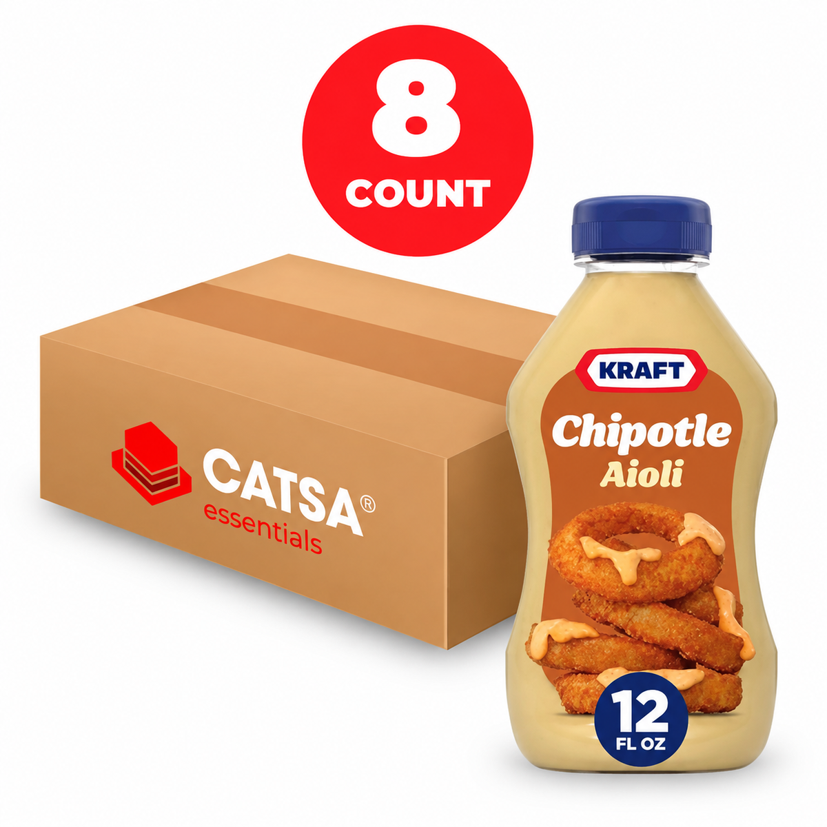 KRAFT CHIPOTLE AIOLI 12 OZ - PACK OF 8
