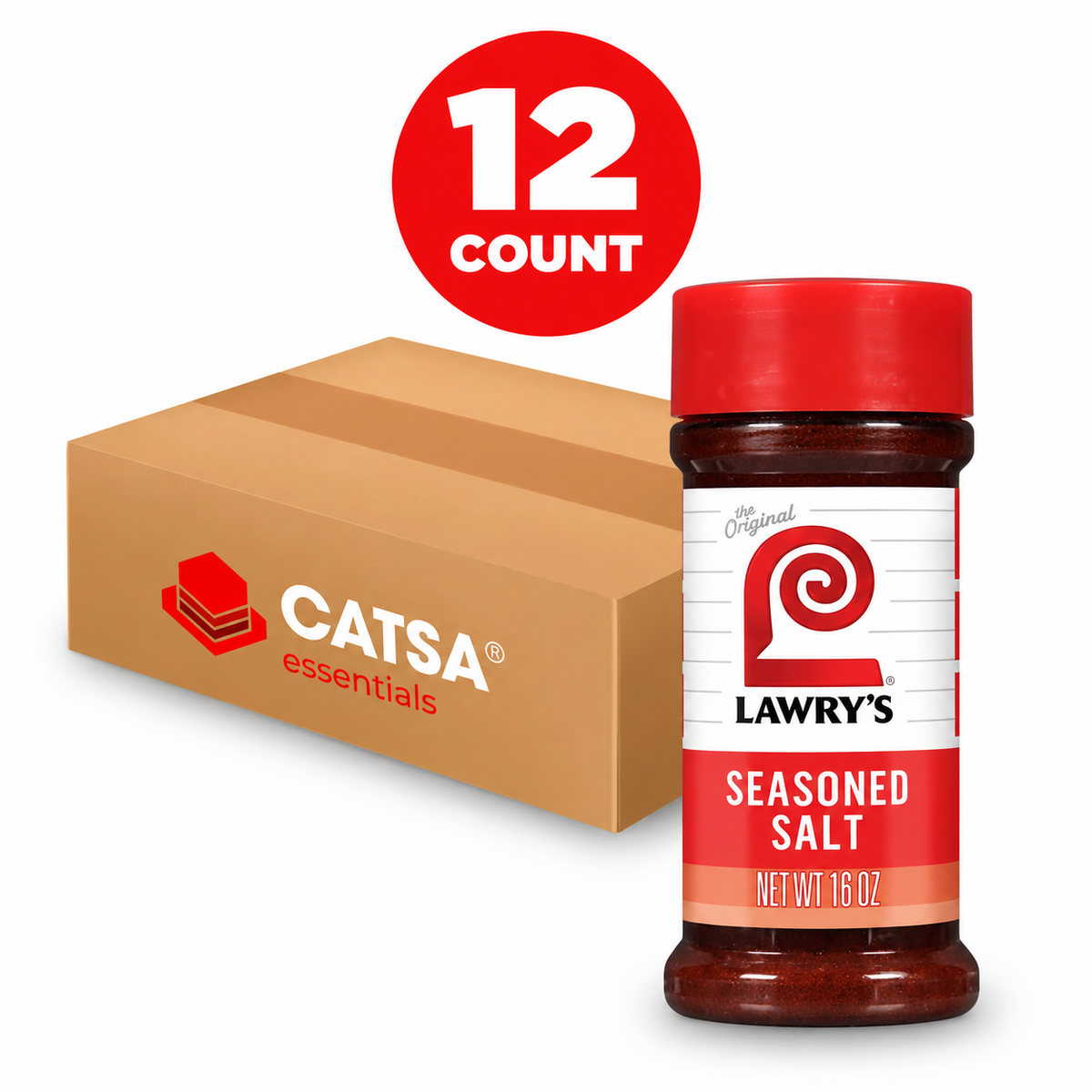 LAWRY'S SEASONED SALT 16 OZ - PACK OF 12