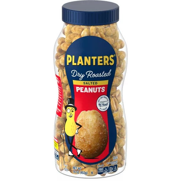 Planters Dry Roasted Peanuts, 16 oz.