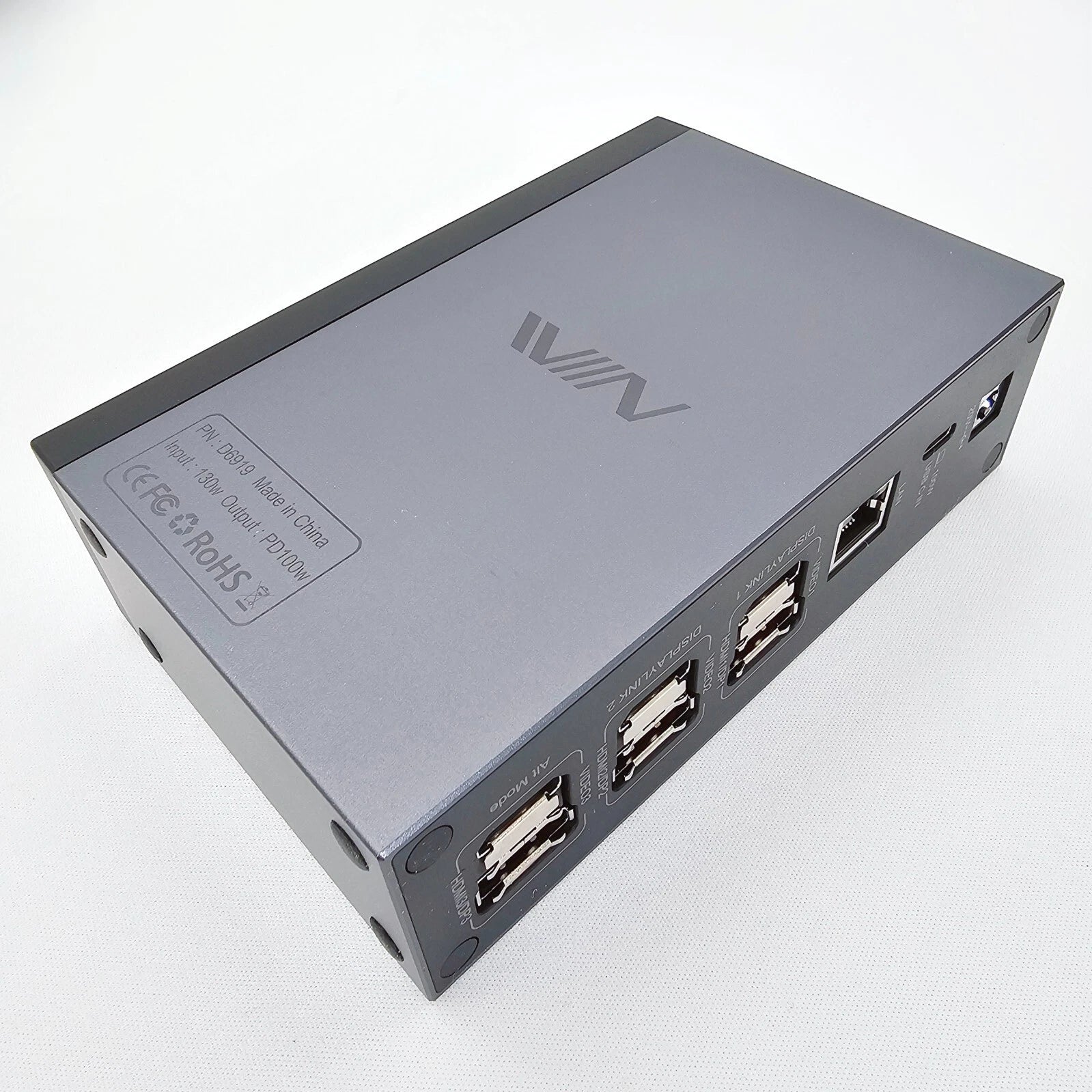 Iviin USB-C Triple Display Docking Station | 4K@60Hz, 100W PD, Gigabit Ethernet
