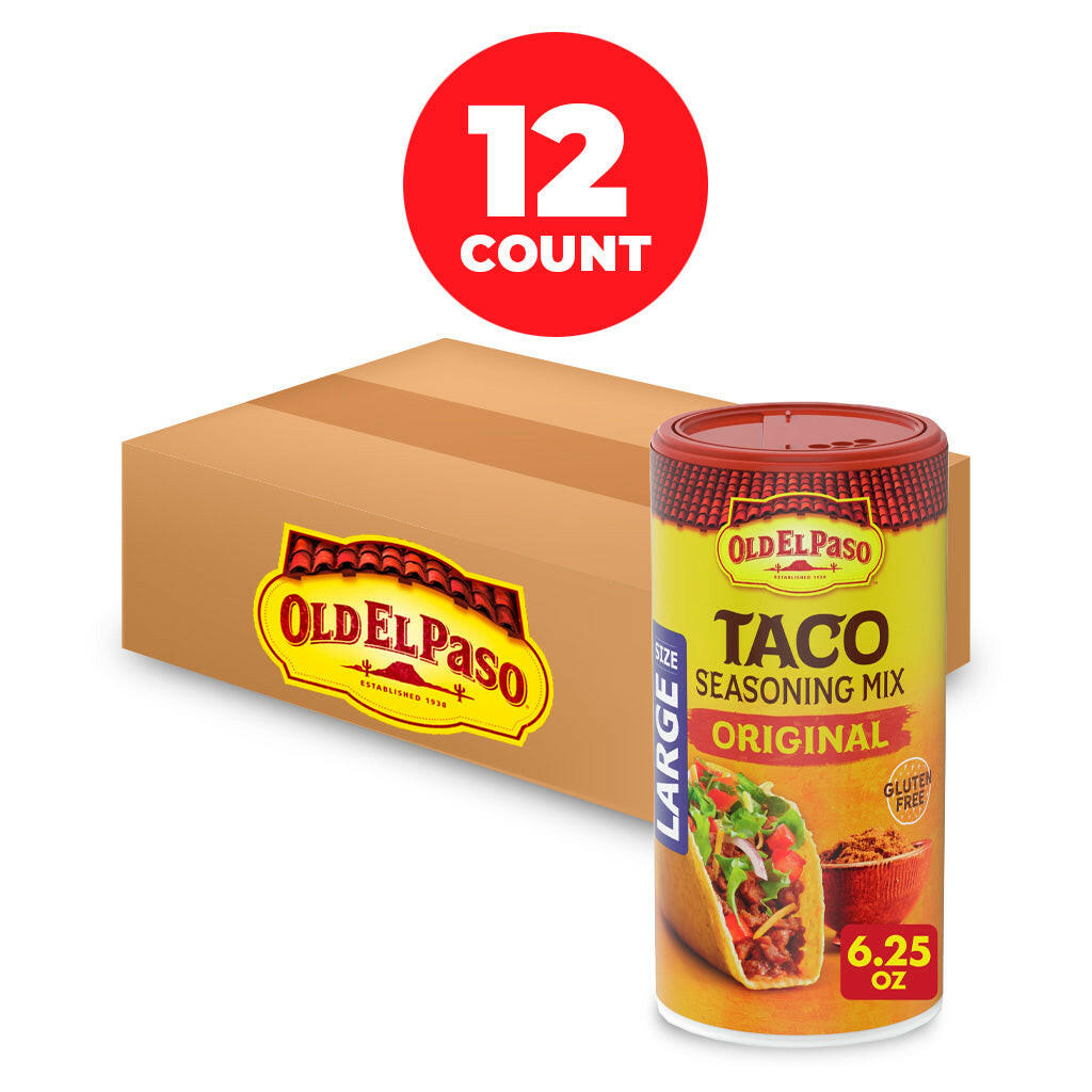 Old El Paso Taco Original Seasoning, 6.25 oz