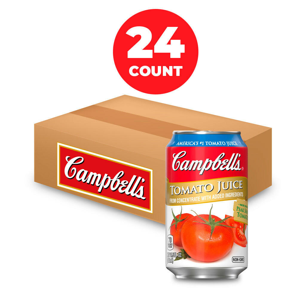 Campbell's Tomato Juice, 100% Tomato Juice, 11.5 oz