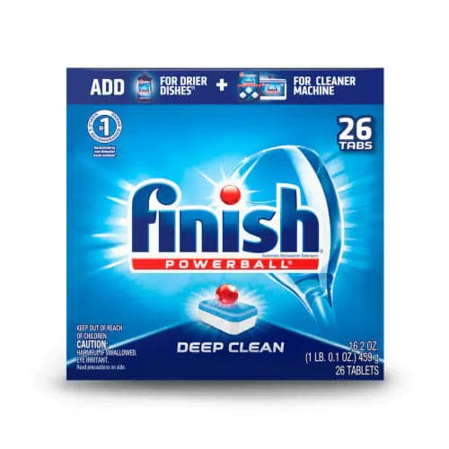 Finish Dishwasher Detergent - Powerball - Deep Clean - 26 tabs.