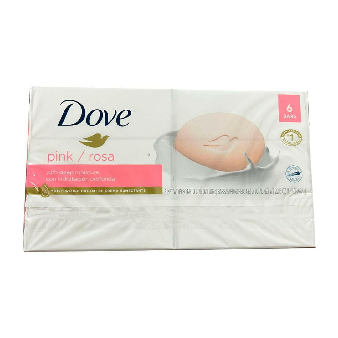 Dove Pink Rosa Beauty Bar - 6 Bars 3.75 oz.