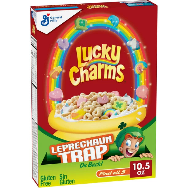 Lucky Charms Gluten Free Cereal with Marshmallows, 10.5 OZ.