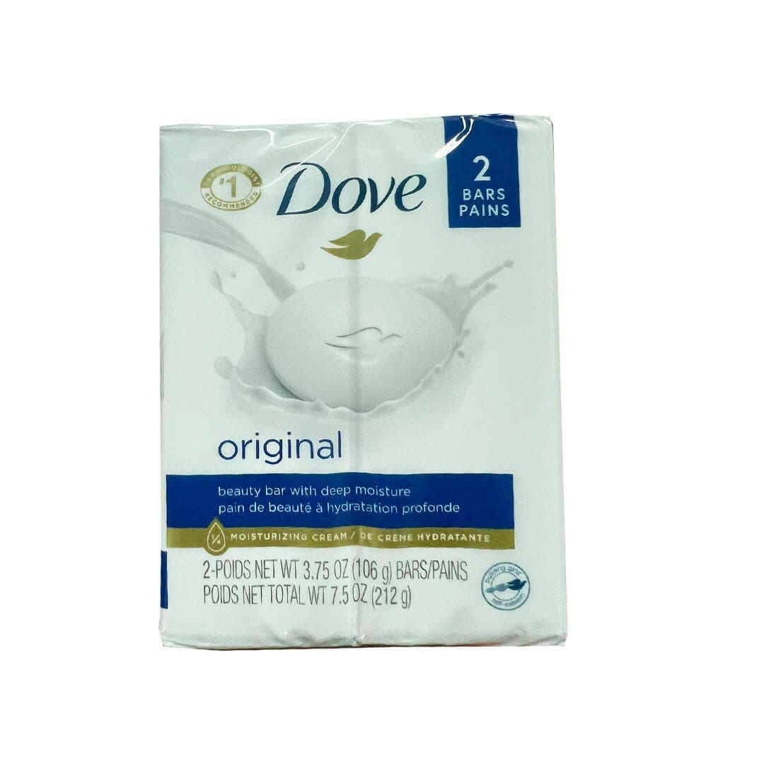 Dove Beauty Bar, White, 2 Bars 3.75.