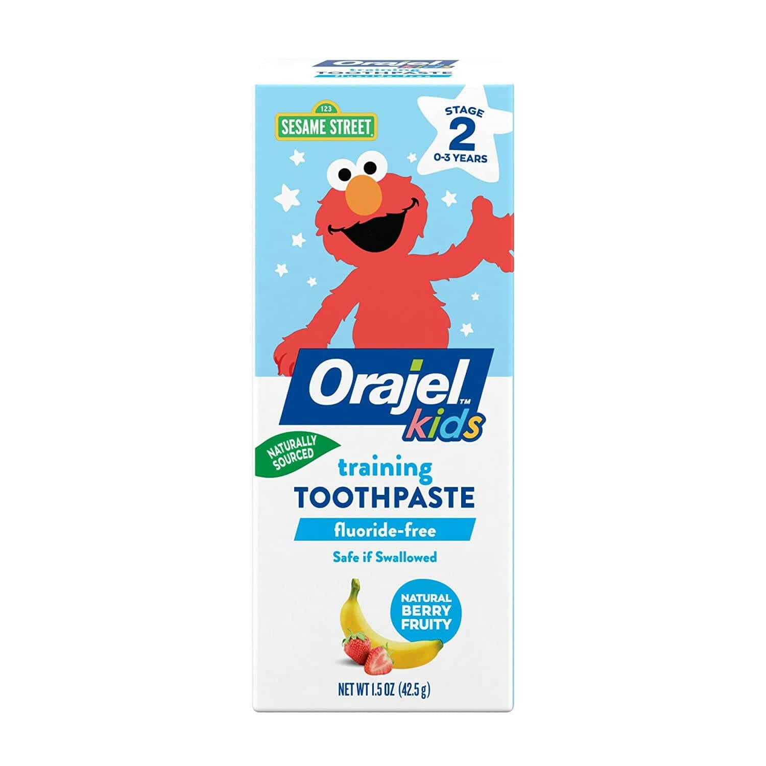 Orajel baby training toothpaste, fruit splash, 1.5 oz..
