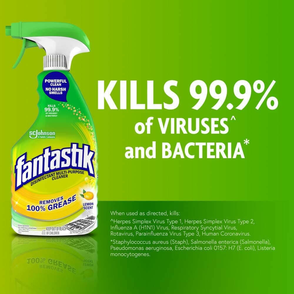 Fantastik All-Purpose Cleaner Trigger, Lemon Scent, 32 fl oz.