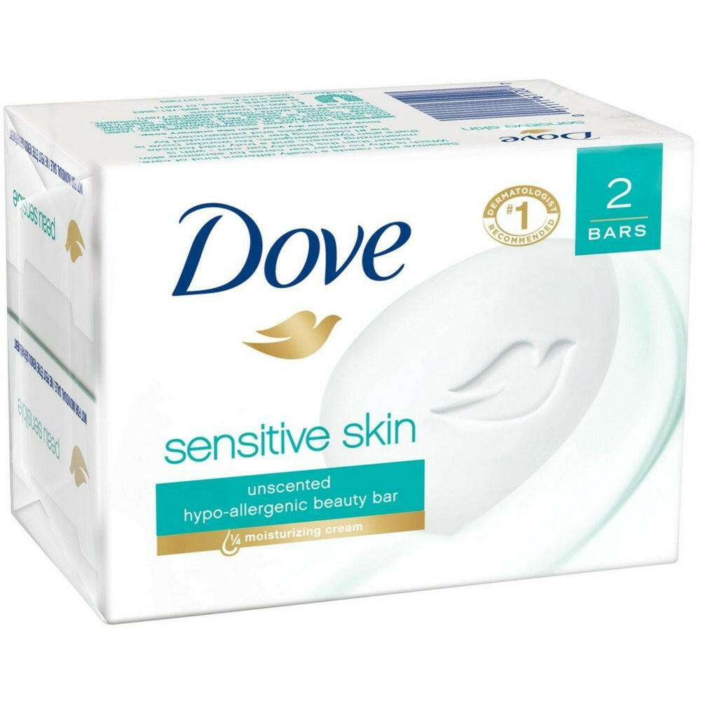 Dove Sensitive Skin 2 Bars 4 OZ.