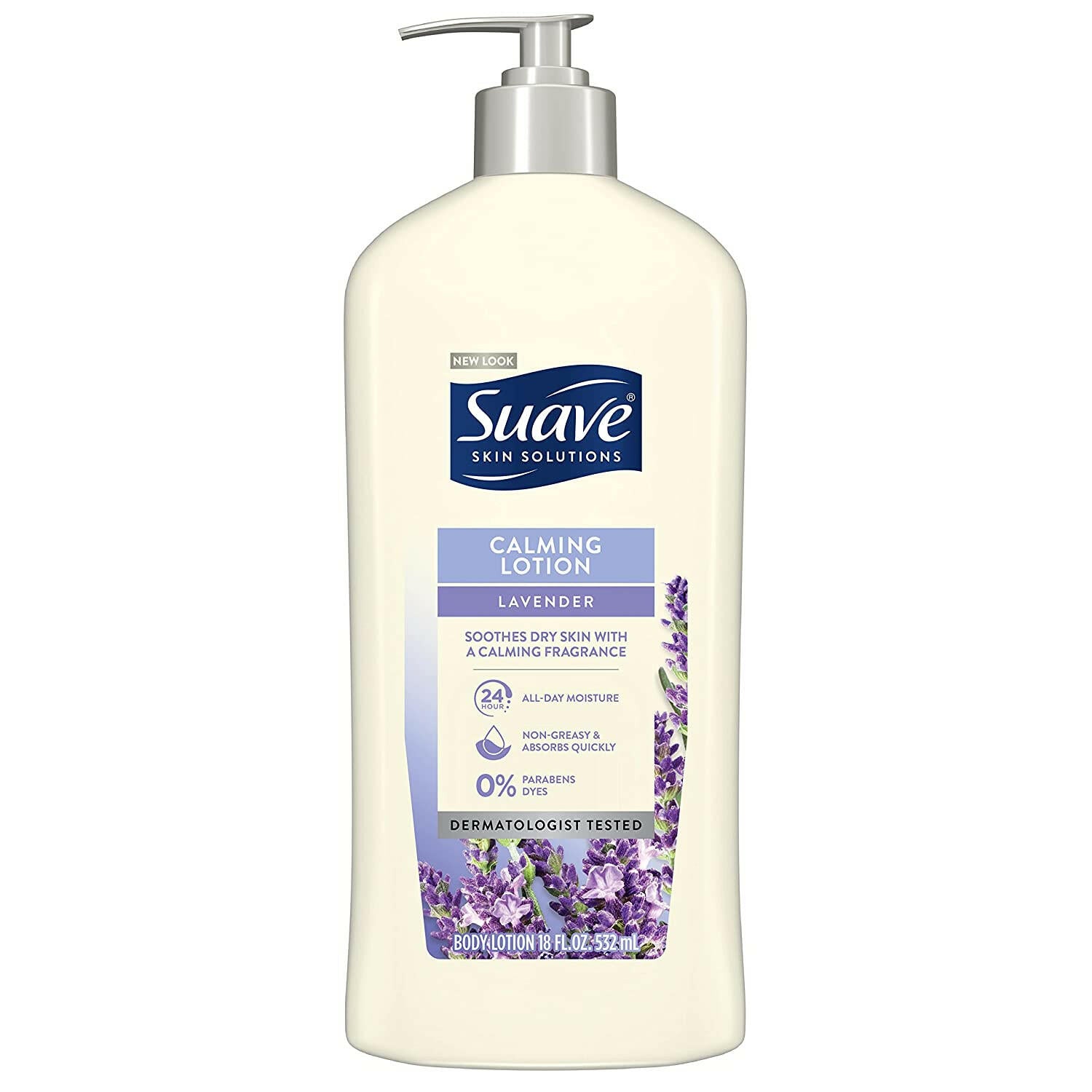Suave Skin Solutions Body Lotion Lavender Calming Lotion 18oz.
