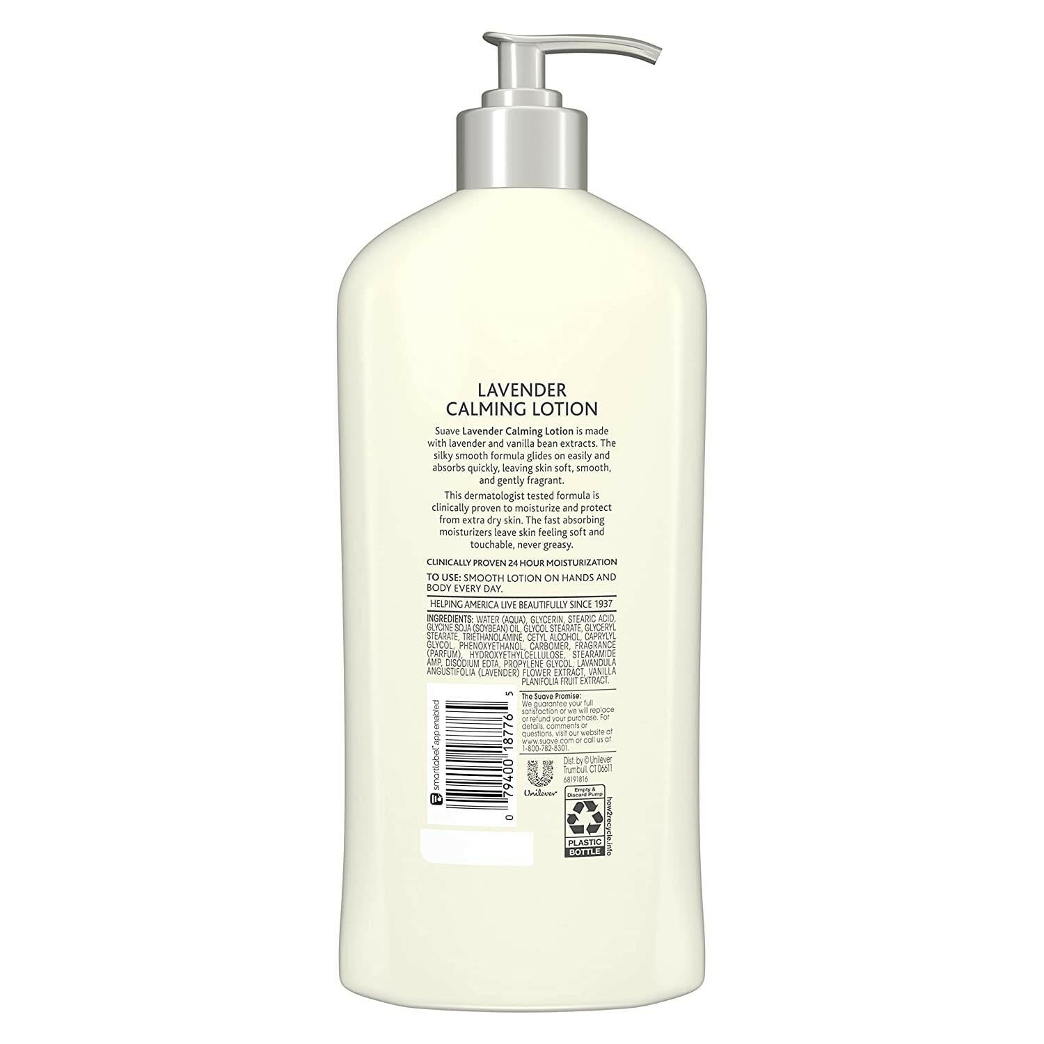Suave Skin Solutions Body Lotion Lavender Calming Lotion 18oz.