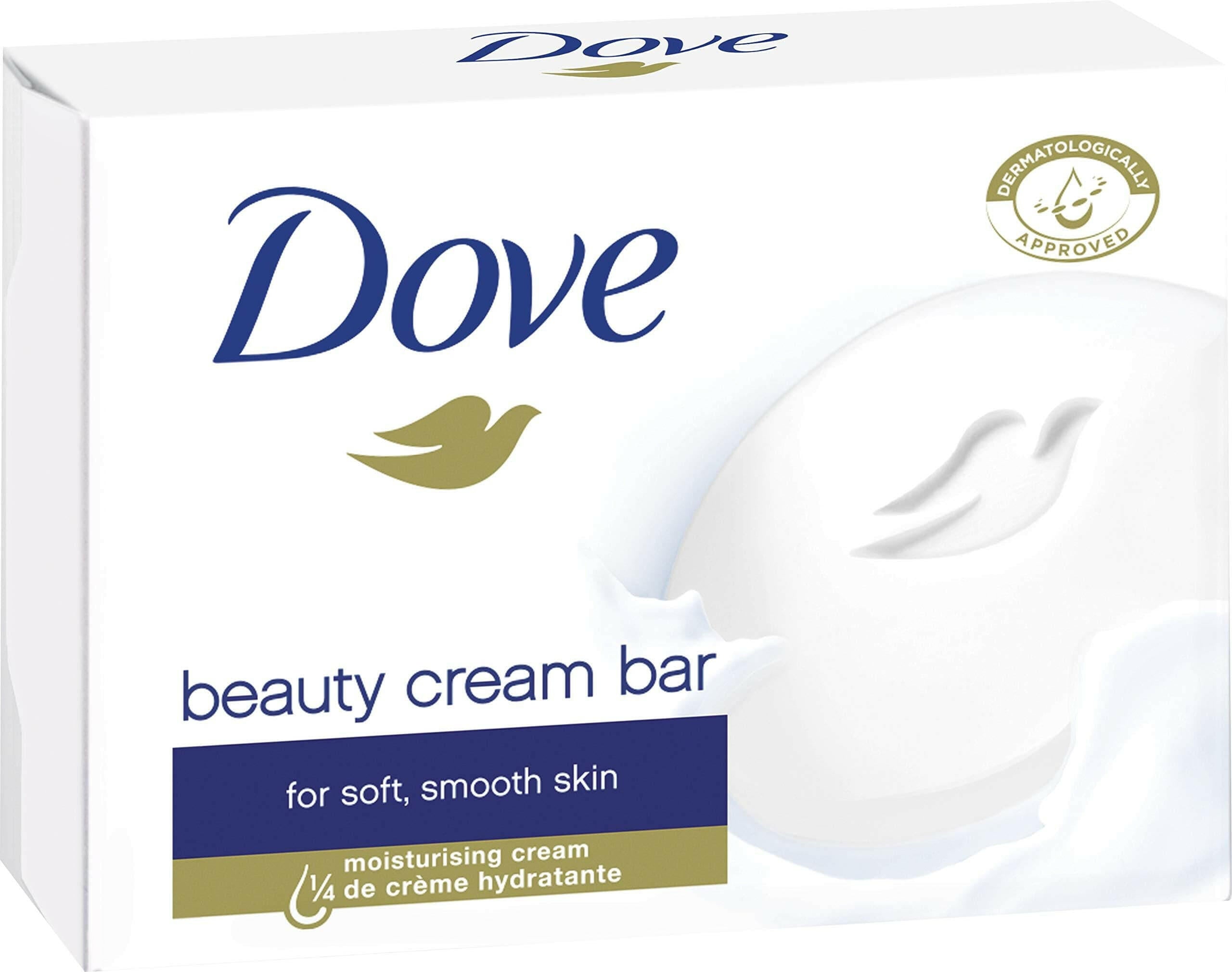 Dove White Moisturizing Cream Beauty Bar, 3.5 oz..