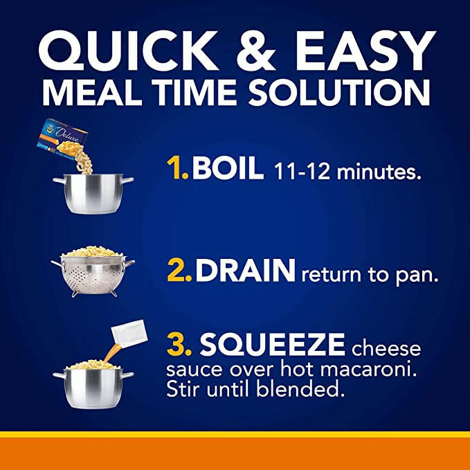 Kraft Deluxe Original Macaroni and Cheese Dinner 14 oz.
