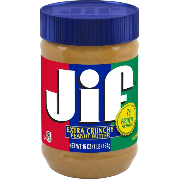 Jif Extra Crunchy Peanut Butter, 16 oz.