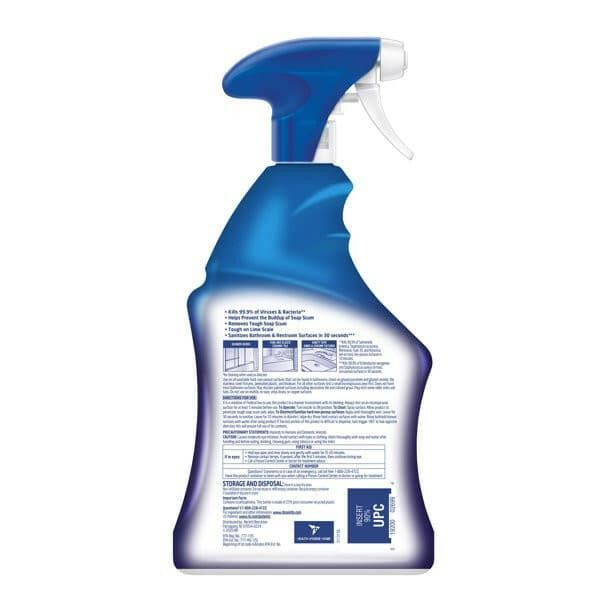 Lysol Power Foam Cleaner for Bathrooms, Showers, Tubs, 32oz.